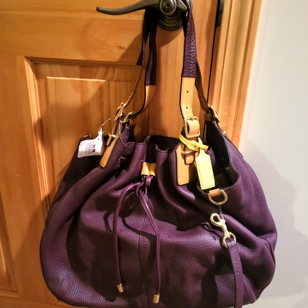 NWT Coach XL Legacy Drawstring 25307